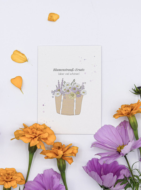 Blumenstraußersatz - Lavendel Saat