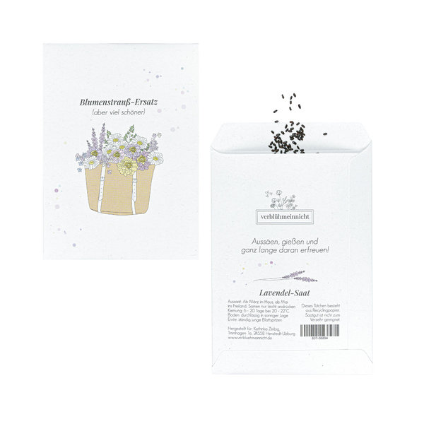 Blumenstraußersatz - Lavendel Saat