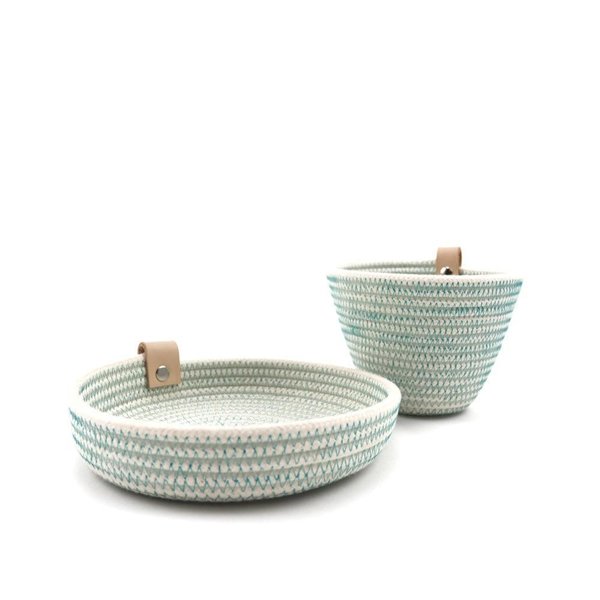Rope Mini bowl - turquoise