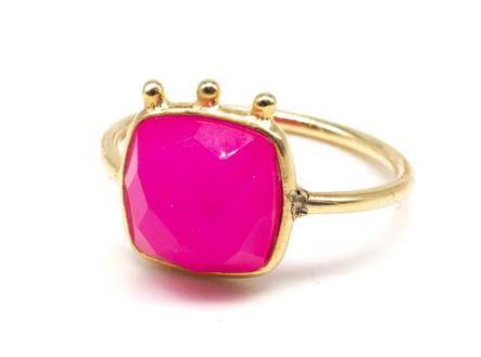 Solid hot pink - Ring